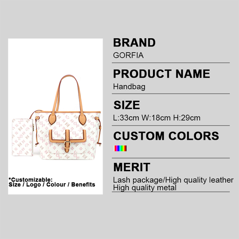 Custom printed handbag for women